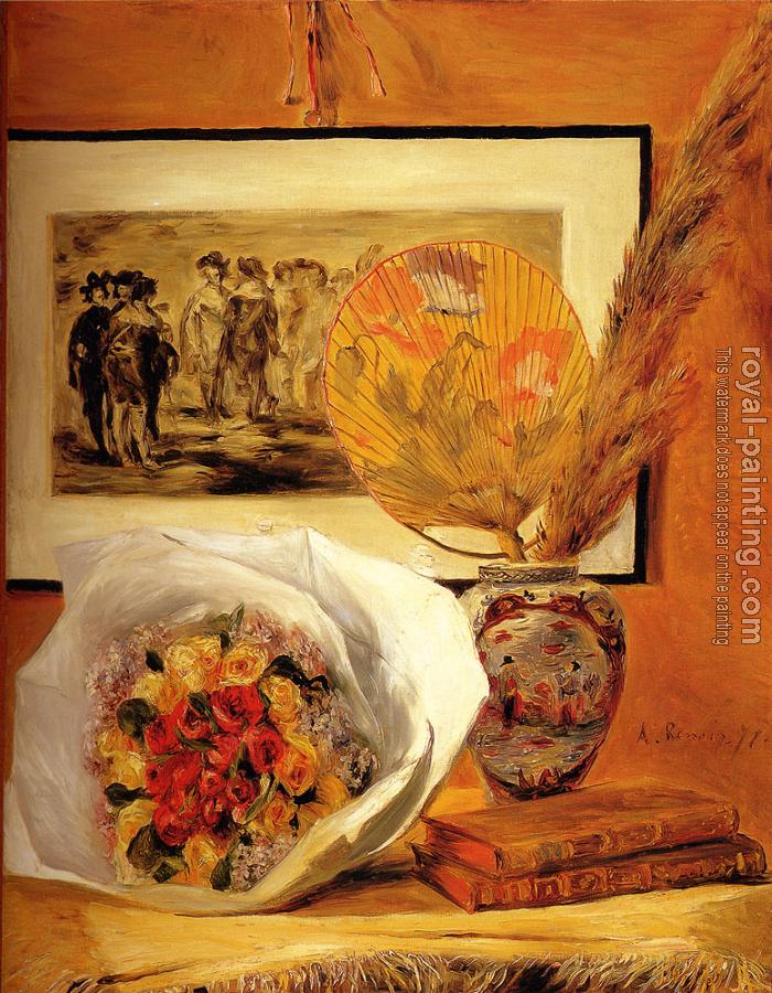 Pierre Auguste Renoir : Still Life With Bouquet
